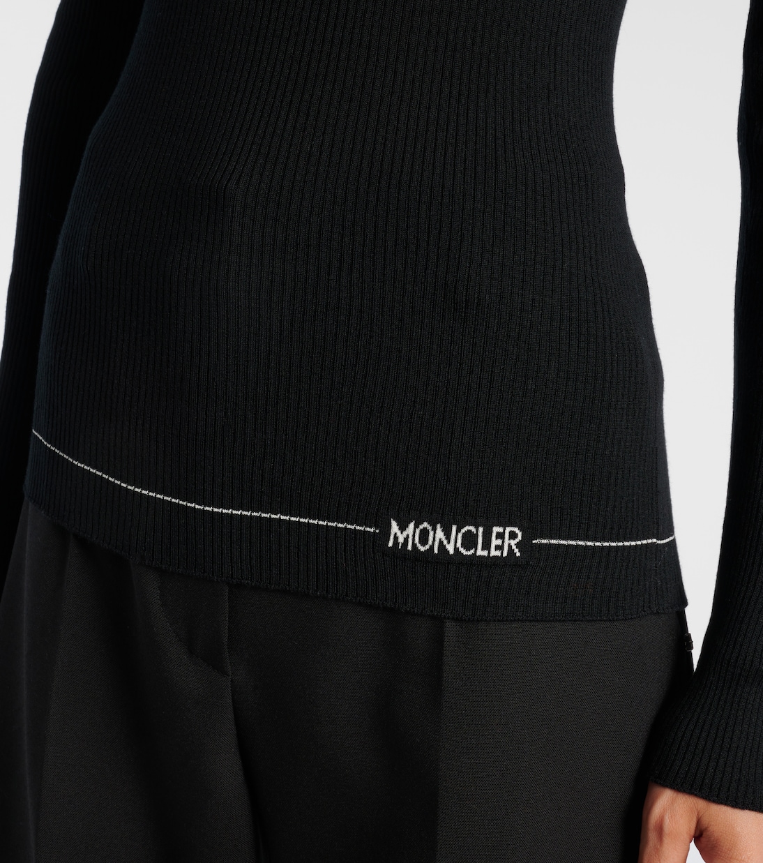 Virgin wool turtleneck sweater | Moncler