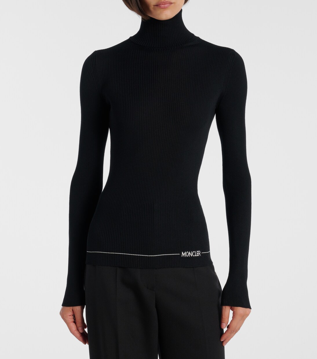 Virgin wool turtleneck sweater | Moncler