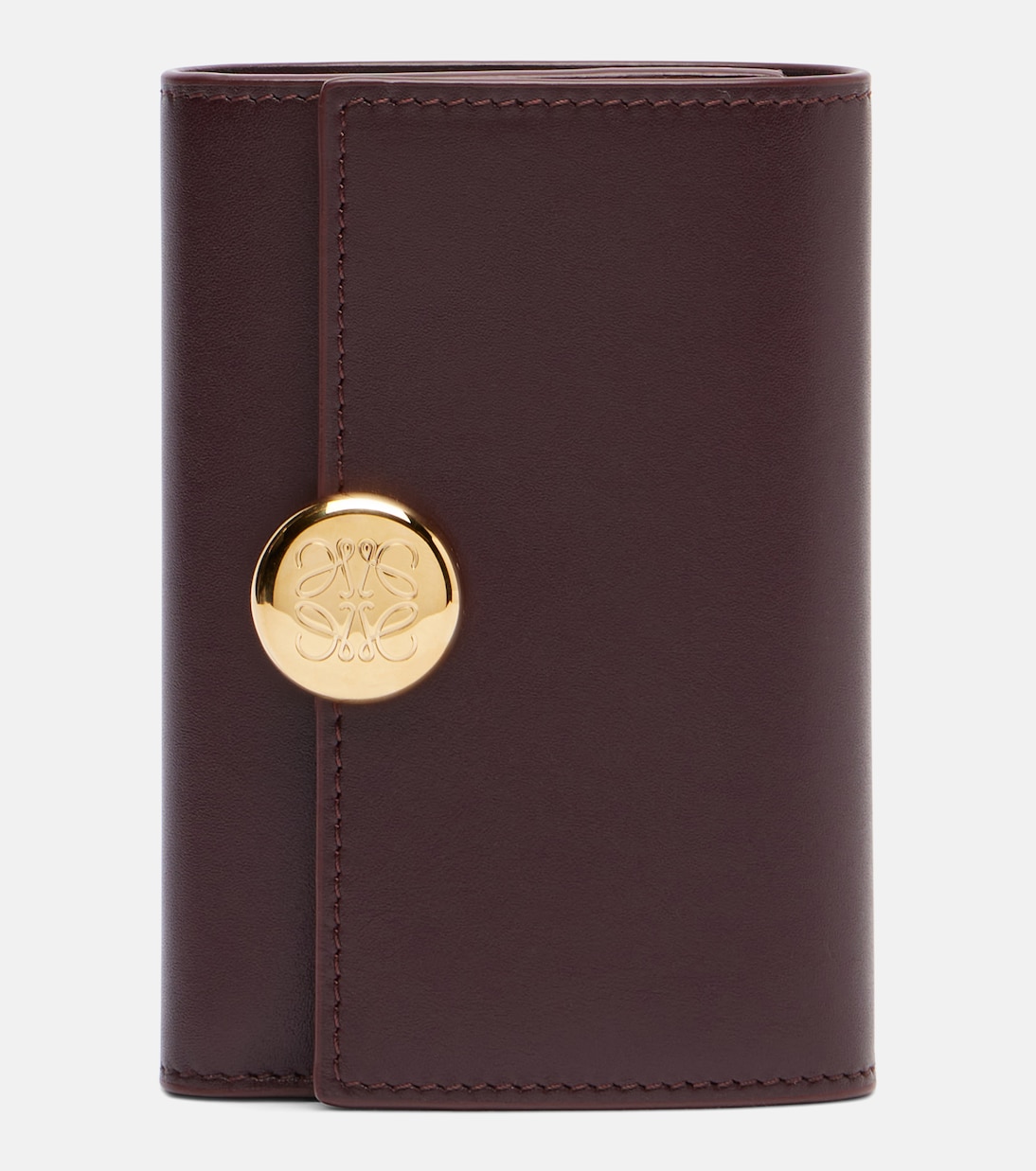 Pebble Small leather wallet | Loewe