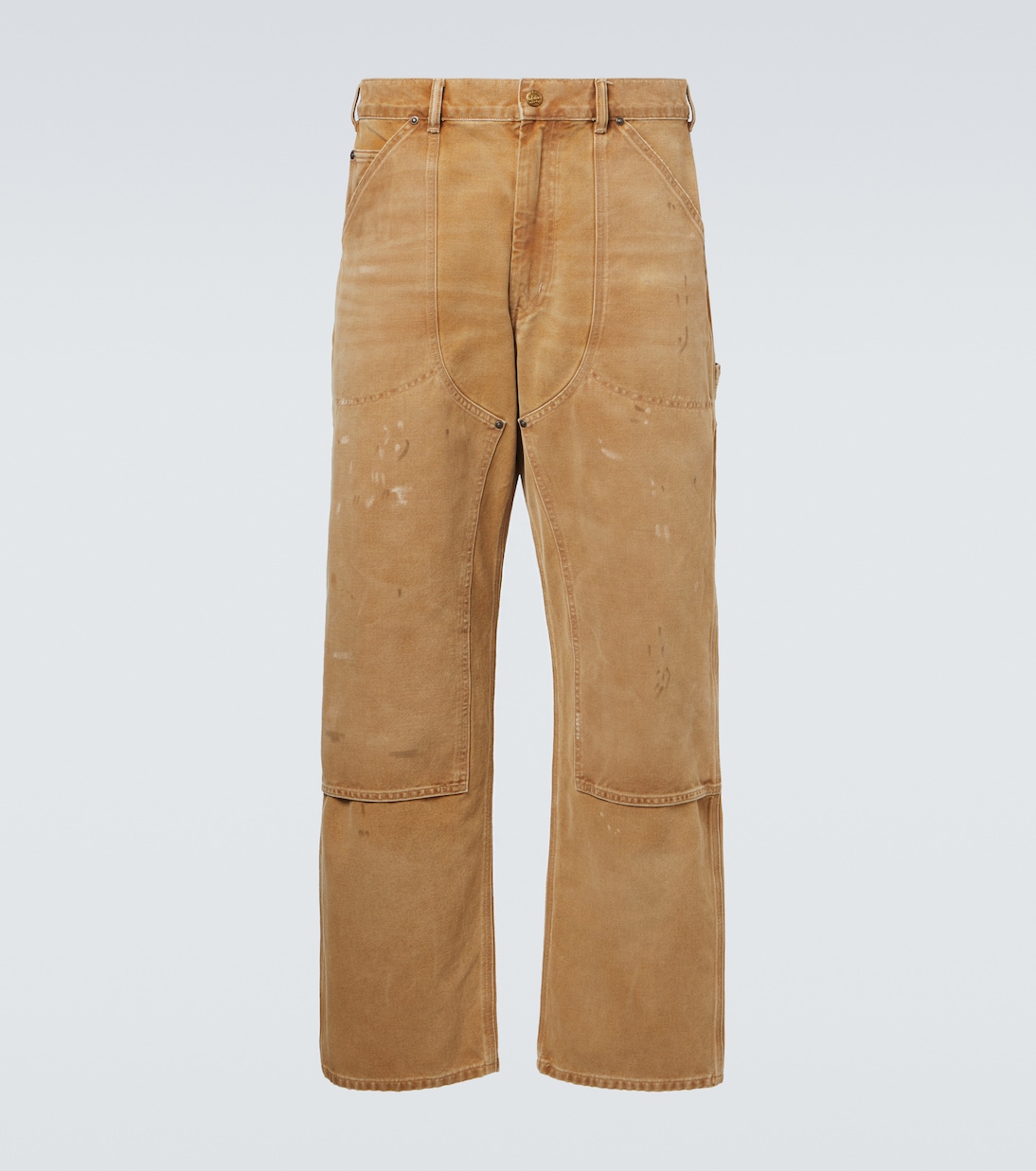 Pantaloni regular in canvas di cotone distressed | Polo Ralph Lauren
