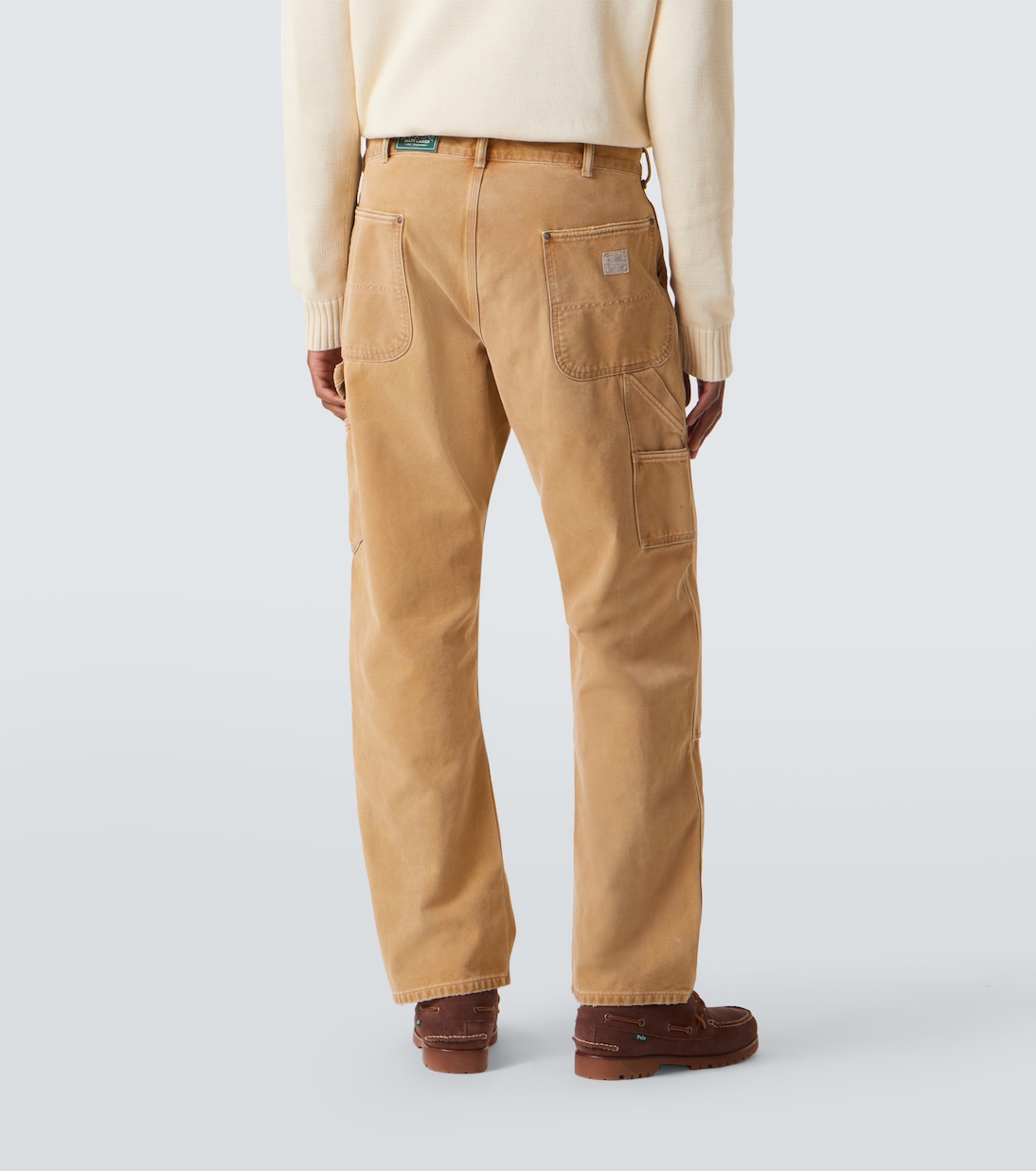 Pantaloni regular in canvas di cotone distressed | Polo Ralph Lauren