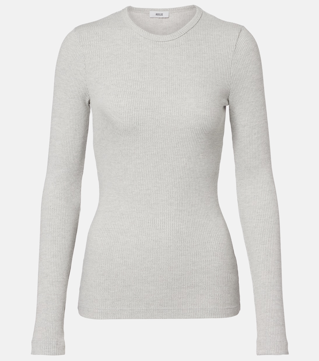 Delphi ribbed-knit top | Agolde