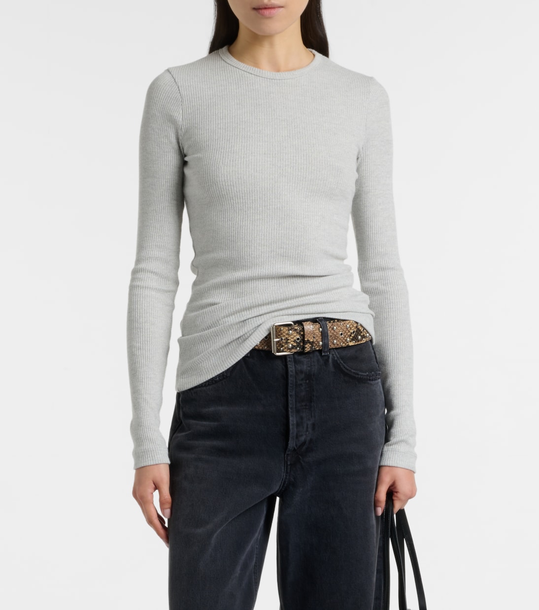Delphi ribbed-knit top | Agolde