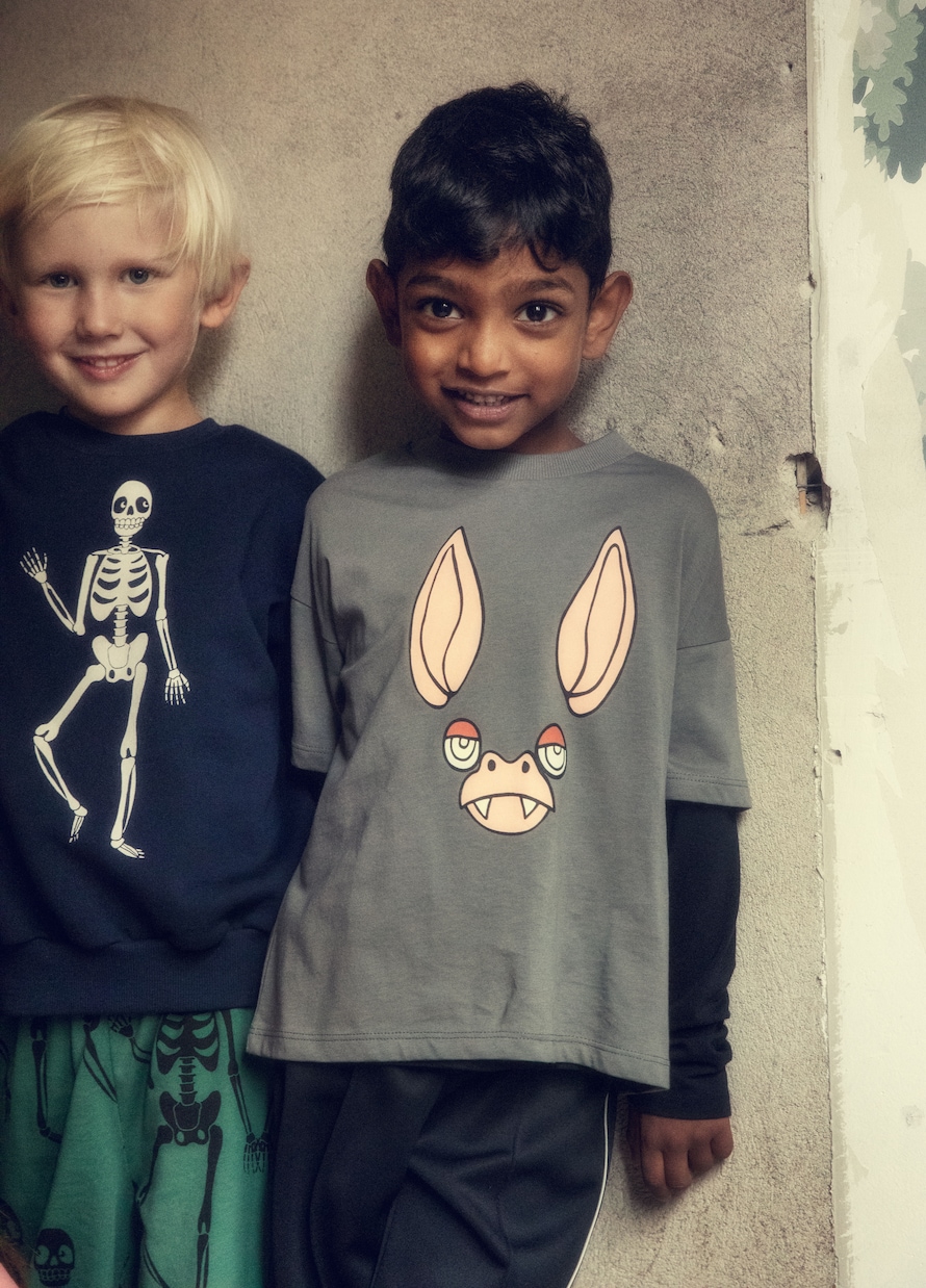 Bat cotton jersey T-shirt  | Mini Rodini