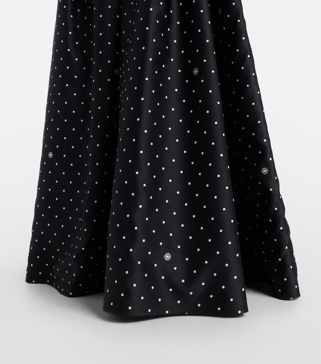 Belted polka-dot gown | Elie Saab