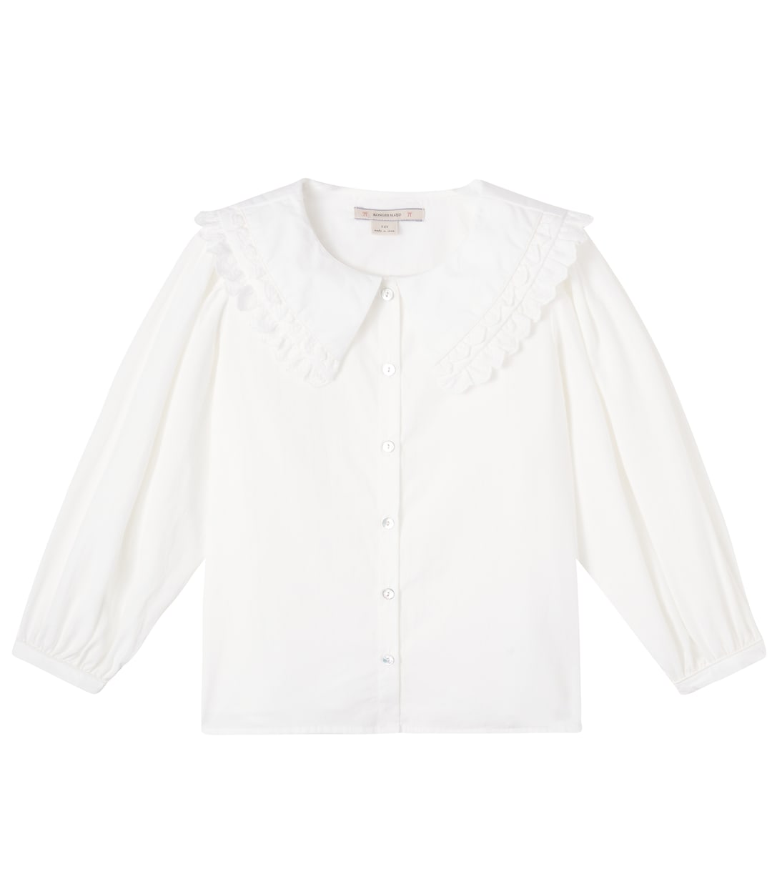 Coeur ruffled cotton shirt | Konges Sløjd