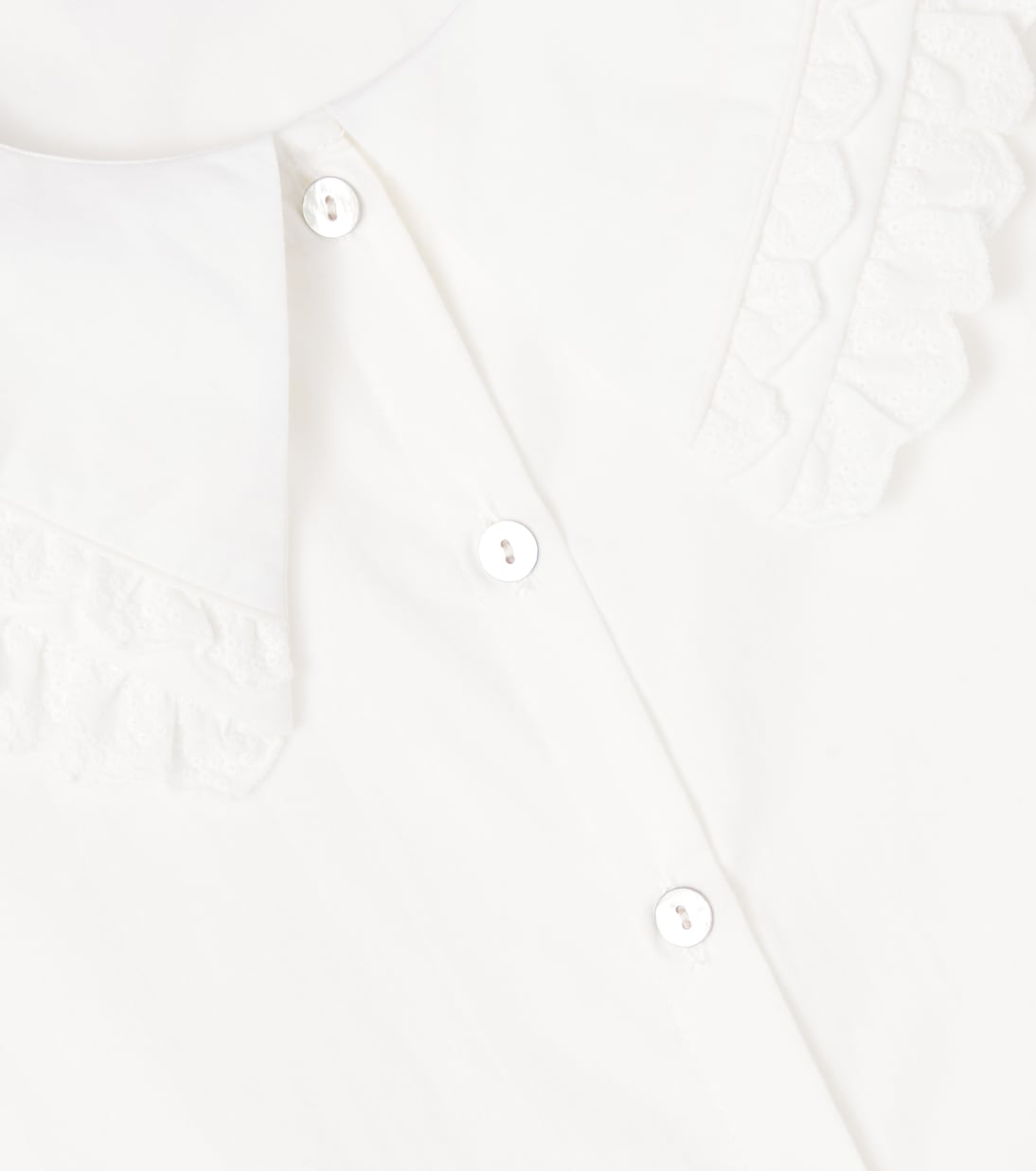 Coeur ruffled cotton shirt | Konges Sløjd
