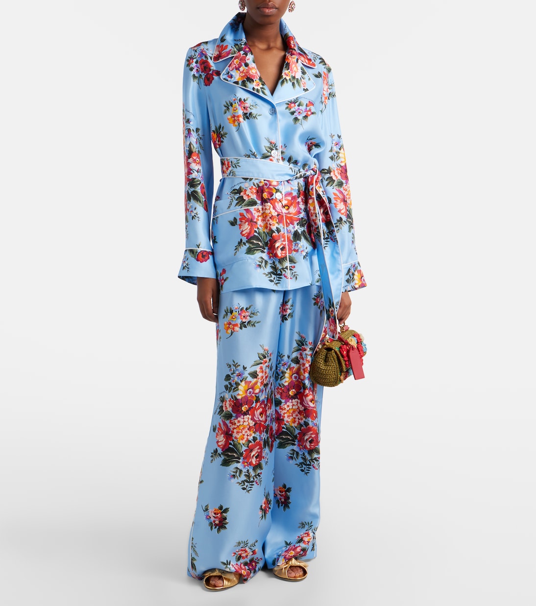 My Sicily Mini raffia-effect top-handle bag | Dolce&Gabbana