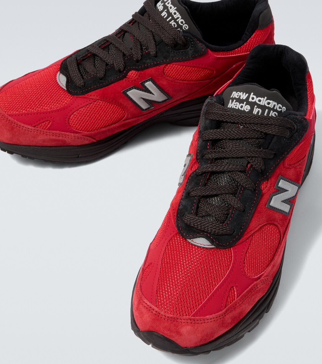 Made in USA 993 suede-trimmed sneakers | New Balance