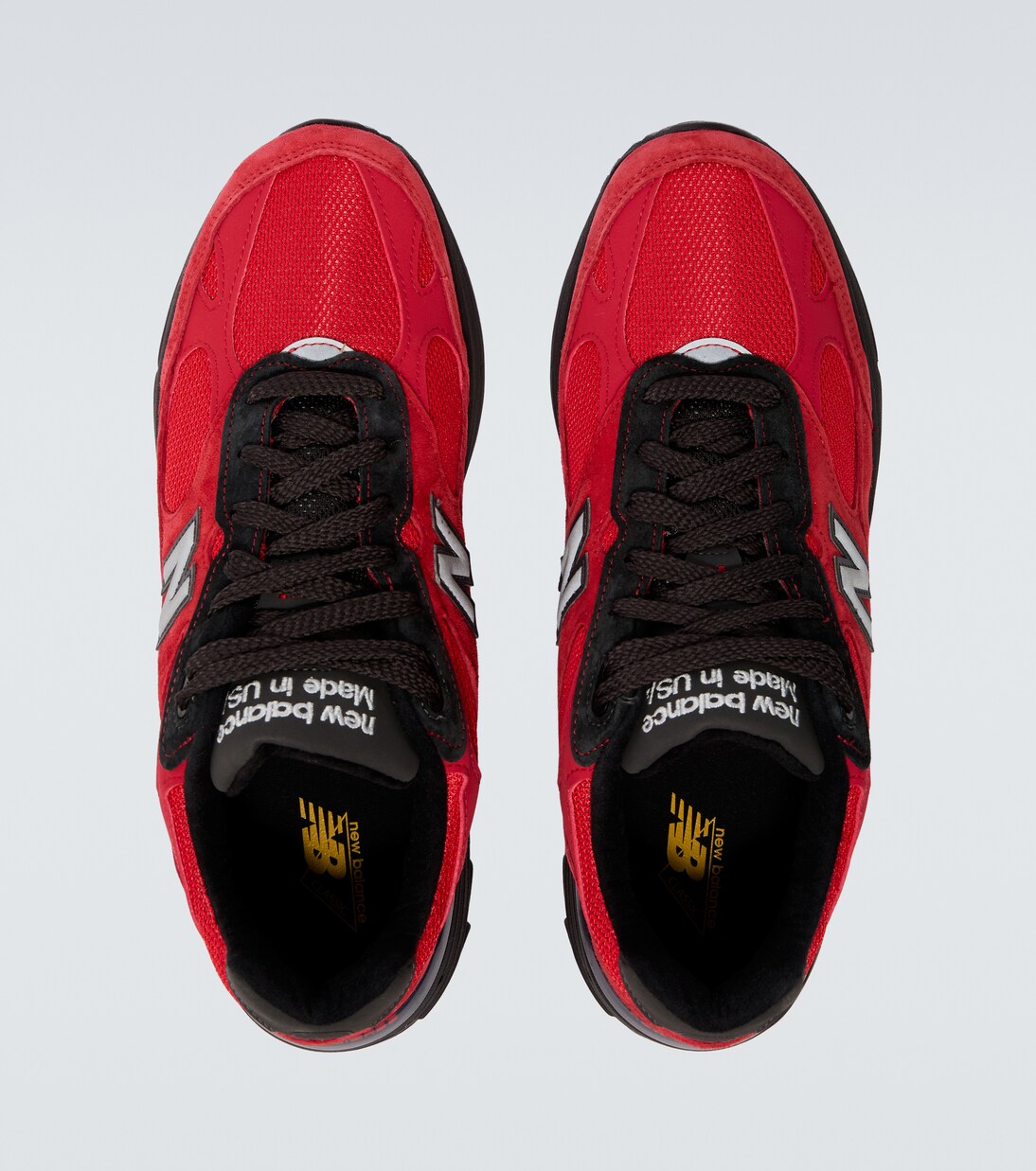 Made in USA 993 suede-trimmed sneakers | New Balance