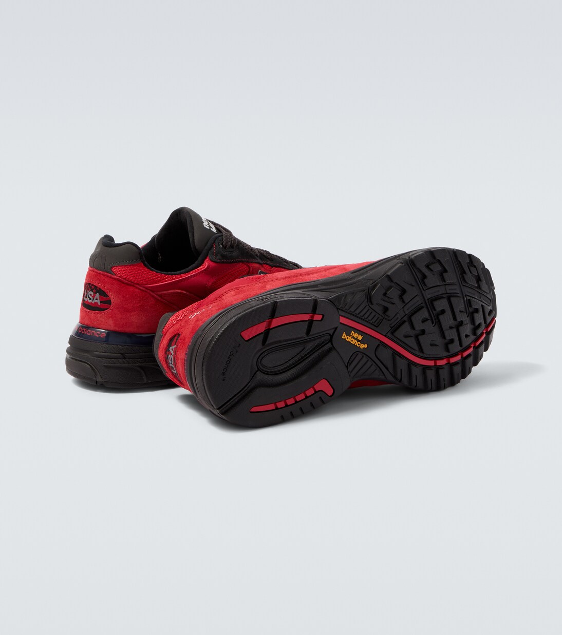 Made in USA 993 suede-trimmed sneakers | New Balance