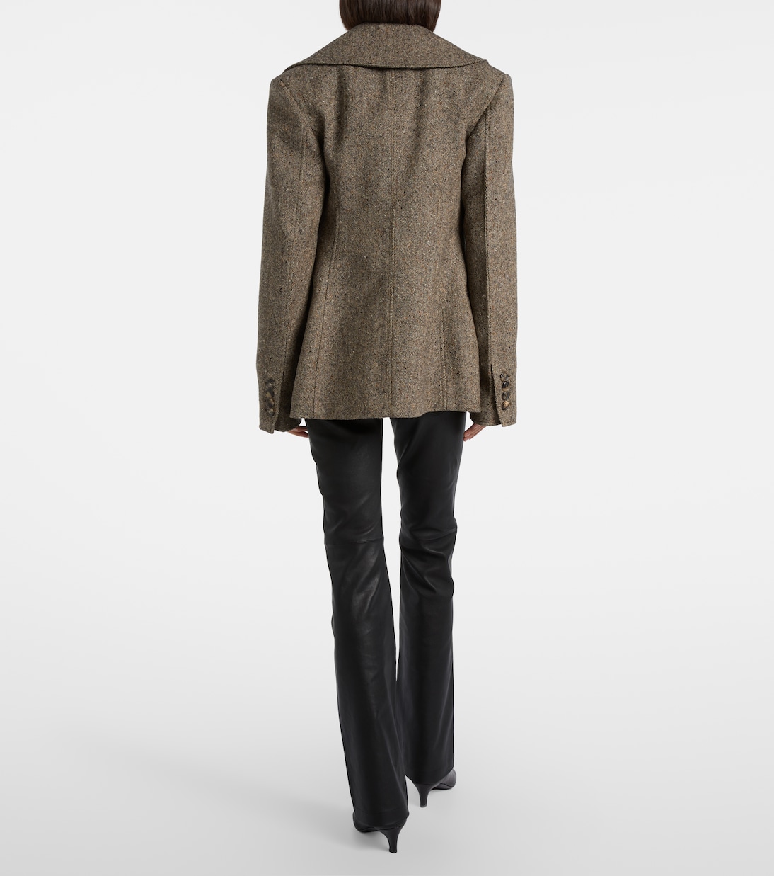 Pantalones bootcut Sophie de piel | AG Jeans