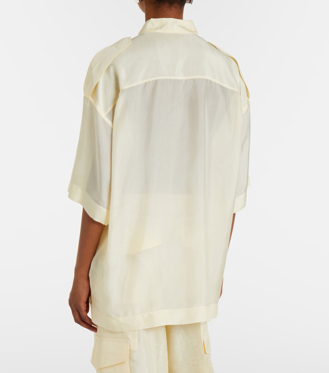 Oversize-Hemd aus Seide | Phoebe Philo