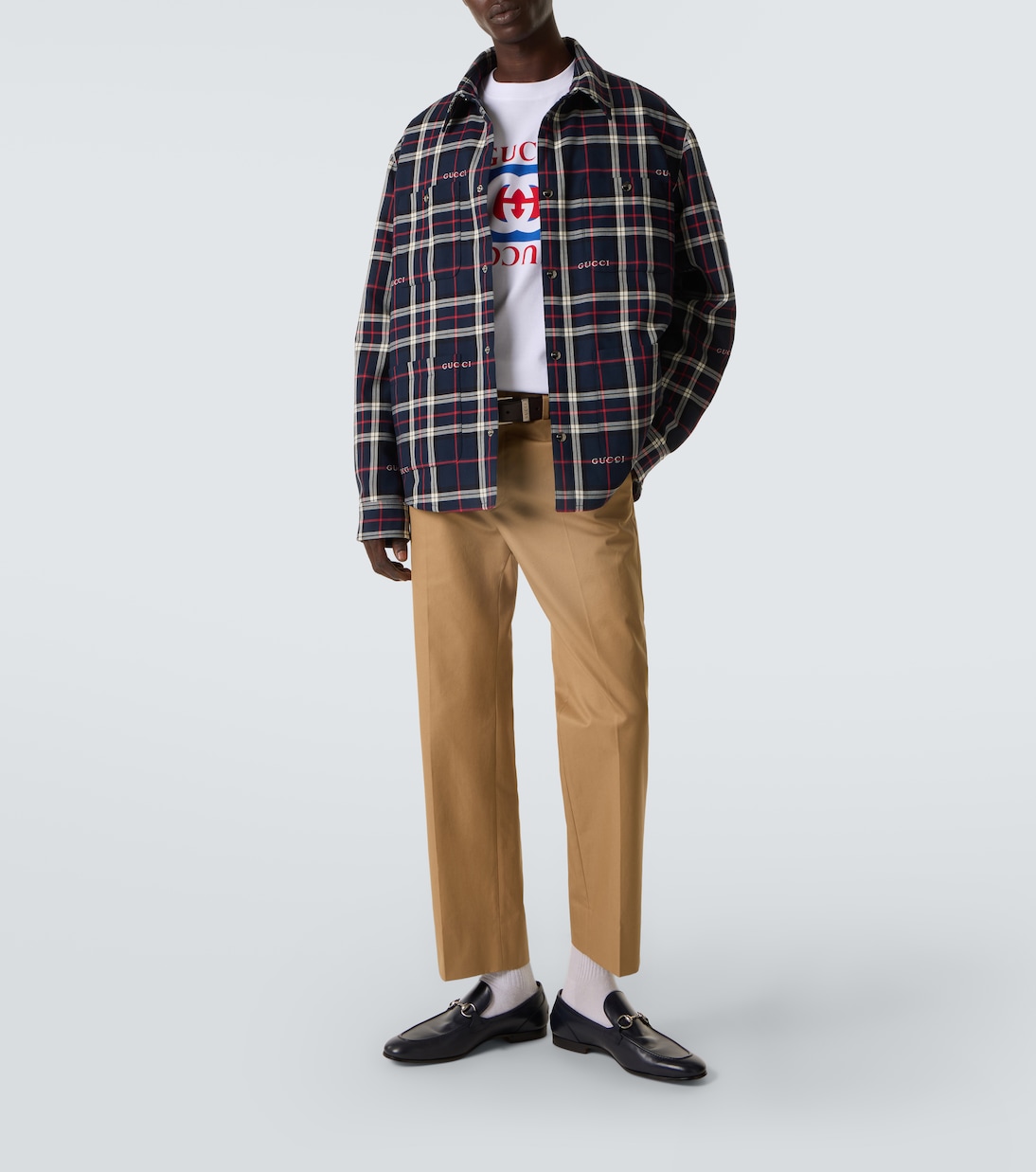 T-shirt Interlocking G en coton | Gucci