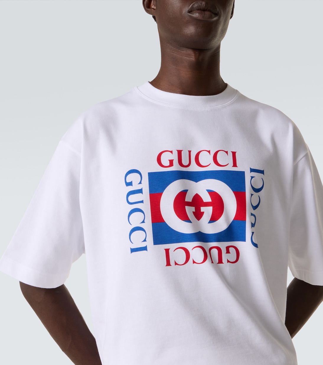 T-shirt Interlocking G en coton | Gucci