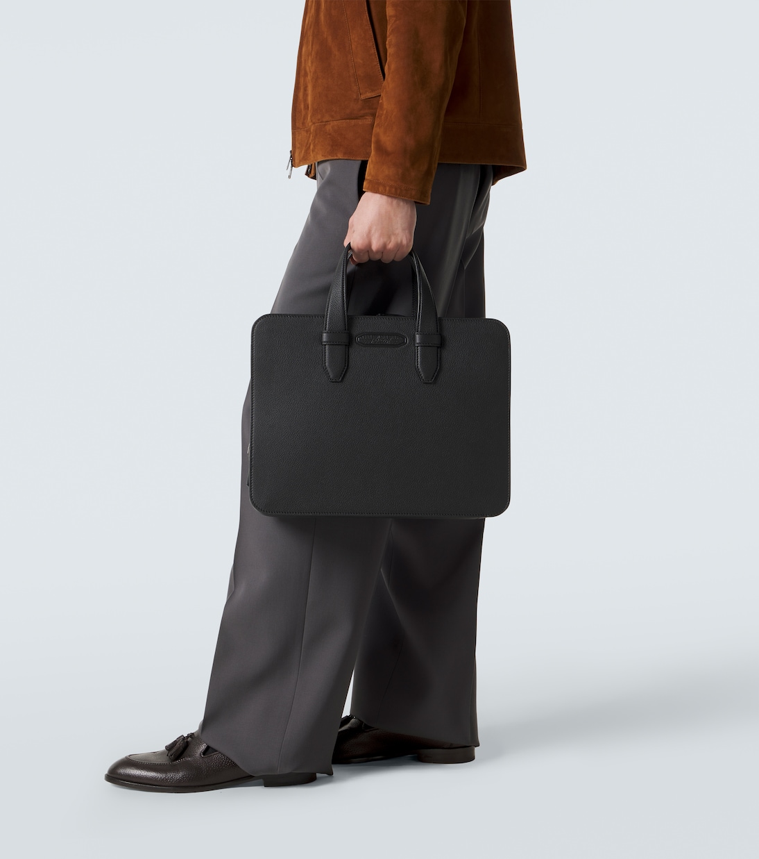 Leather briefcase | Brioni