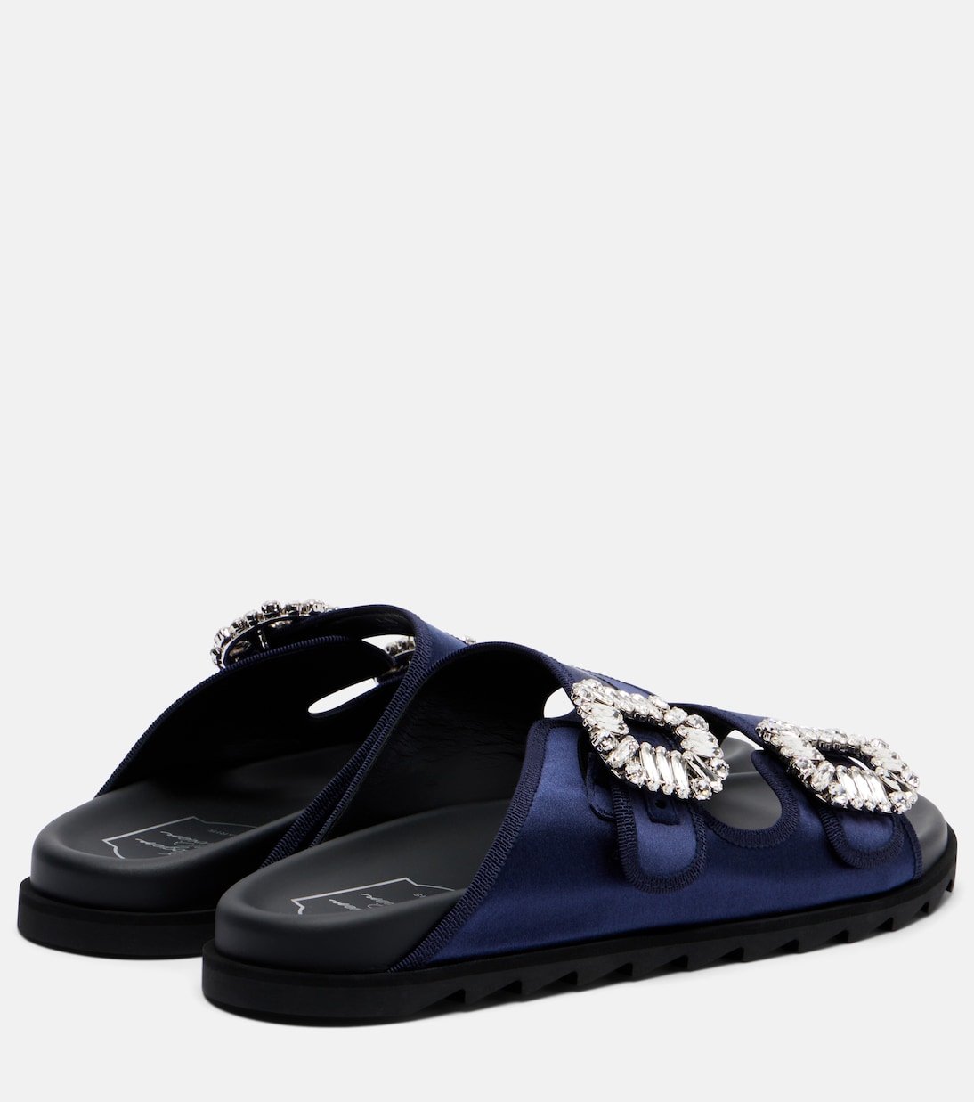 Slidy Viv' satin sandals | Roger Vivier