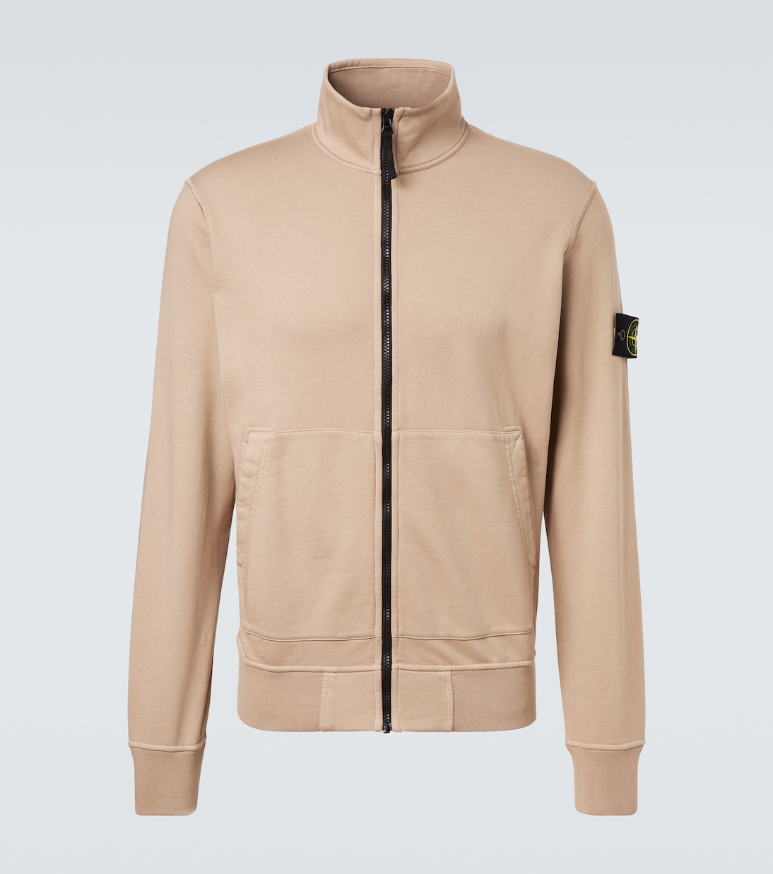 Compass cotton zip-up sweatshirt | Stone Island
