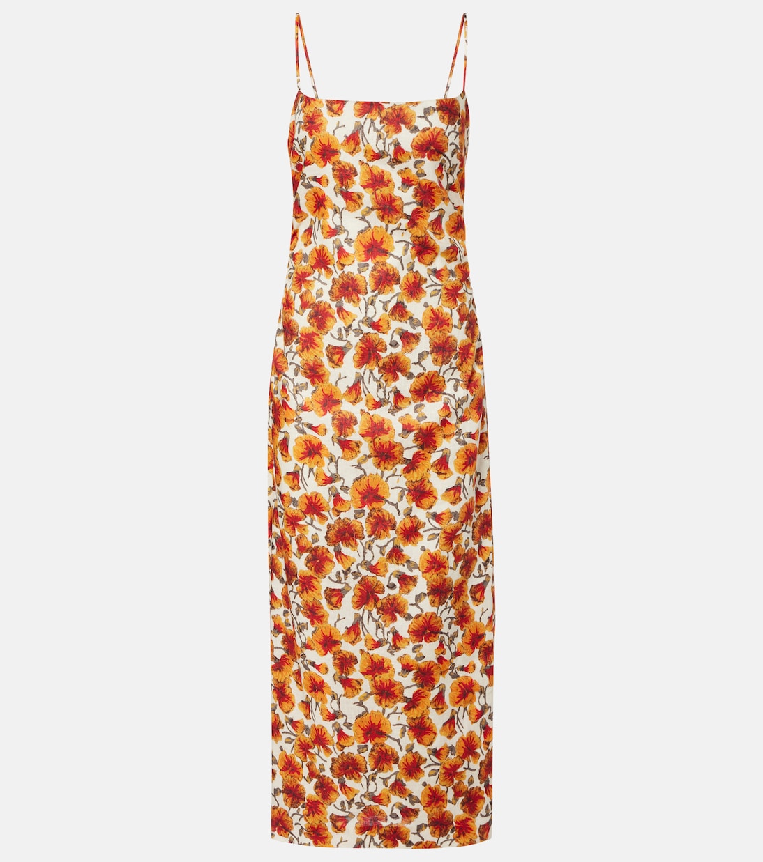 Floral linen midi dress | SIR