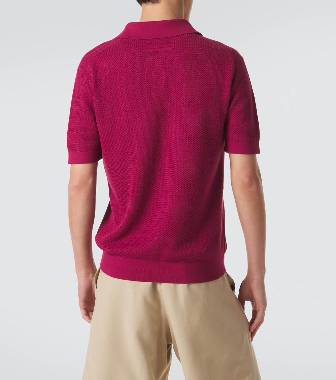 Knitted cotton polo shirt | Zegna