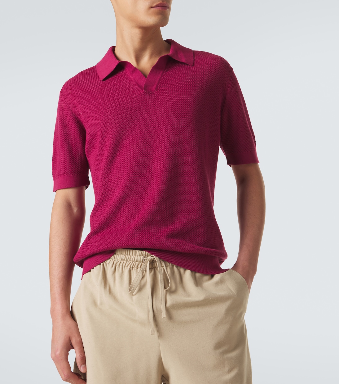 Knitted cotton polo shirt | Zegna