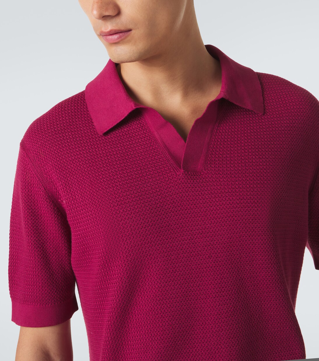 Knitted cotton polo shirt | Zegna