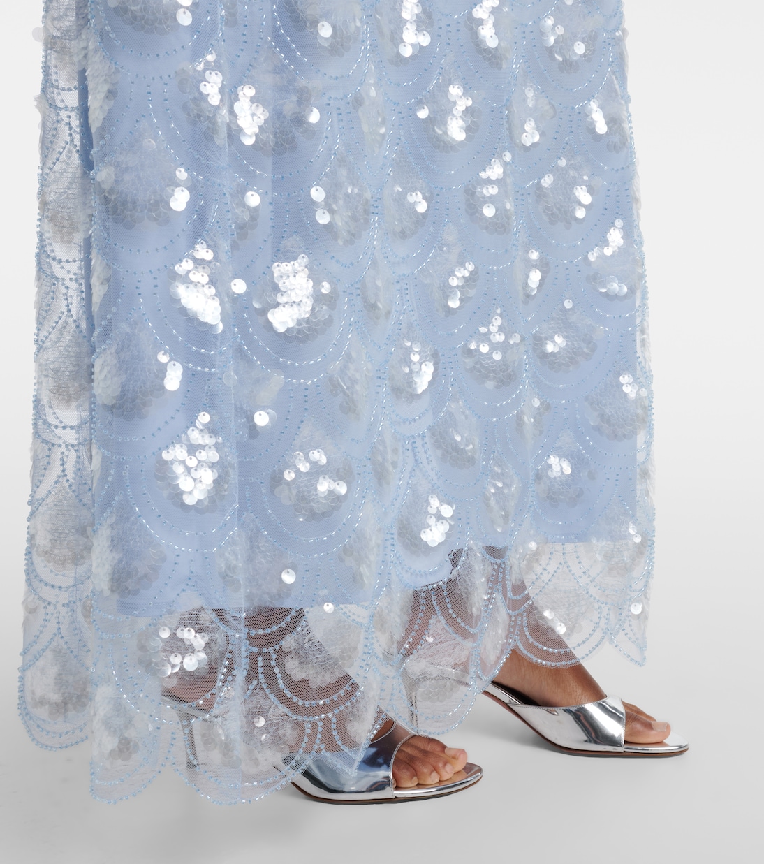 Verziertes Maxikleid | Rotate