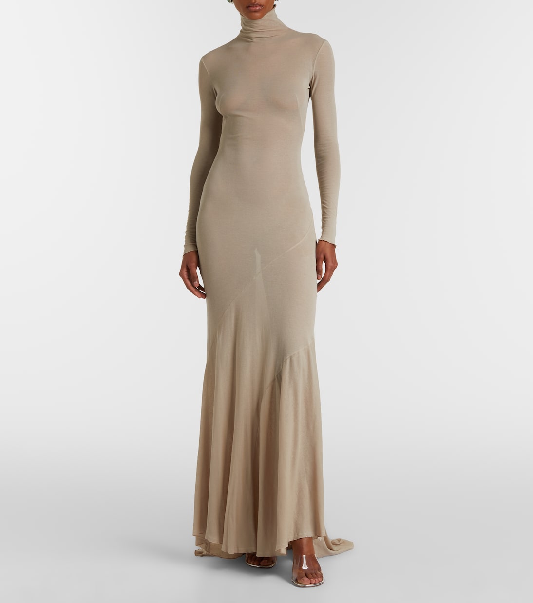 Cotton jersey gown | Mugler