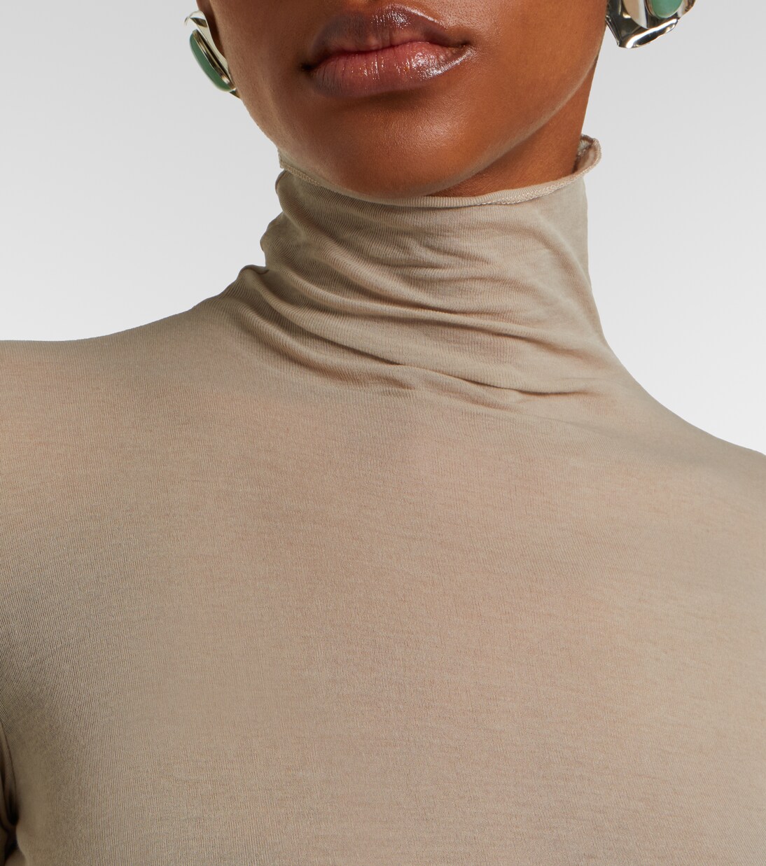 Cotton jersey gown | Mugler