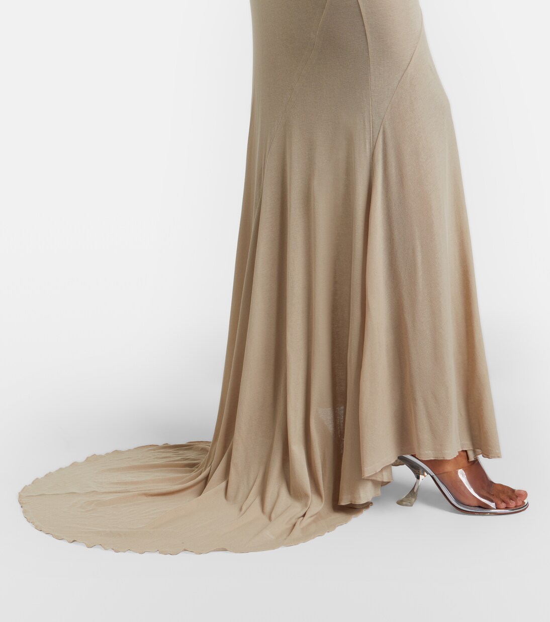 Cotton jersey gown | Mugler