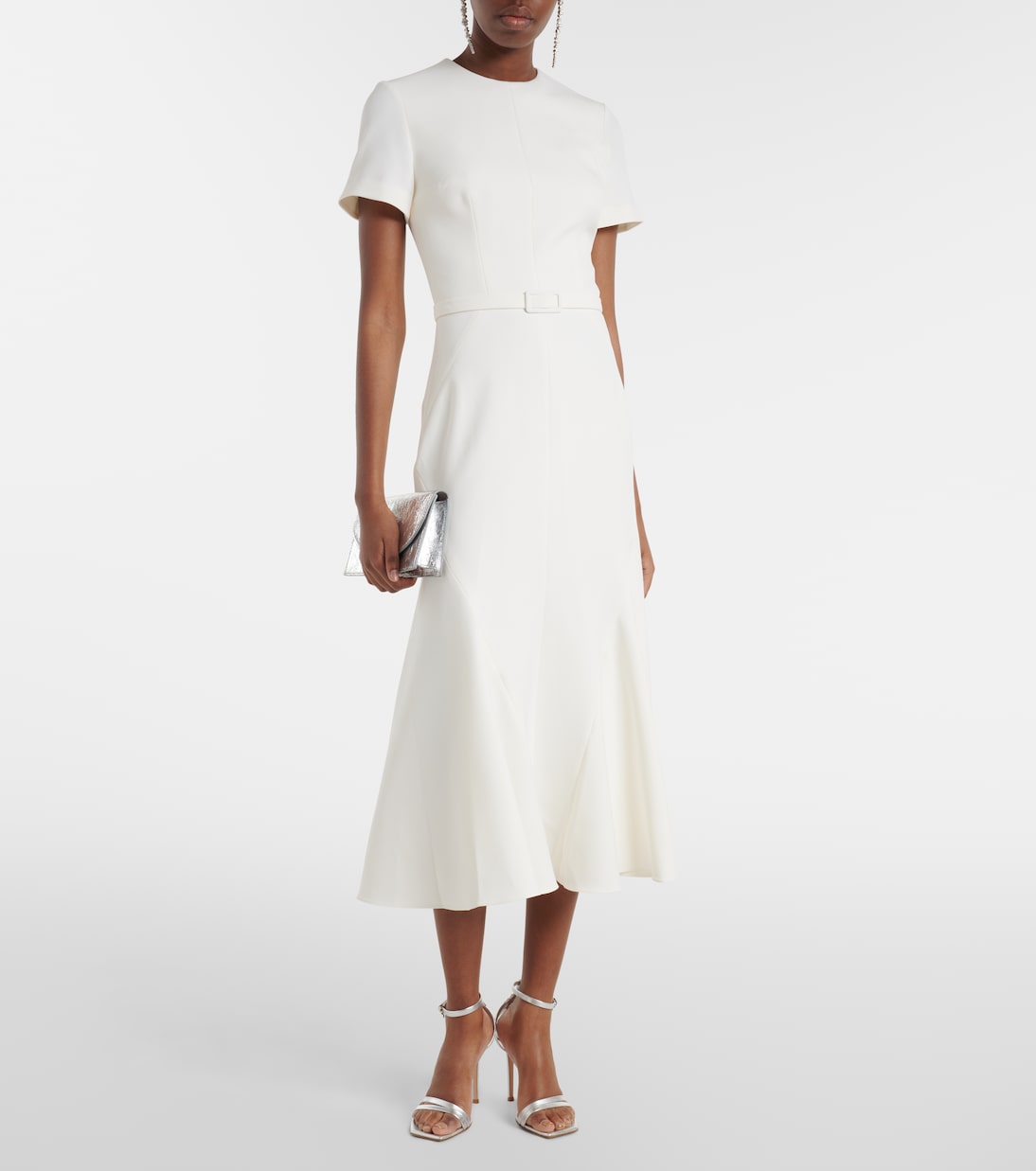 Midikleid Luisa aus Crêpe | Safiyaa