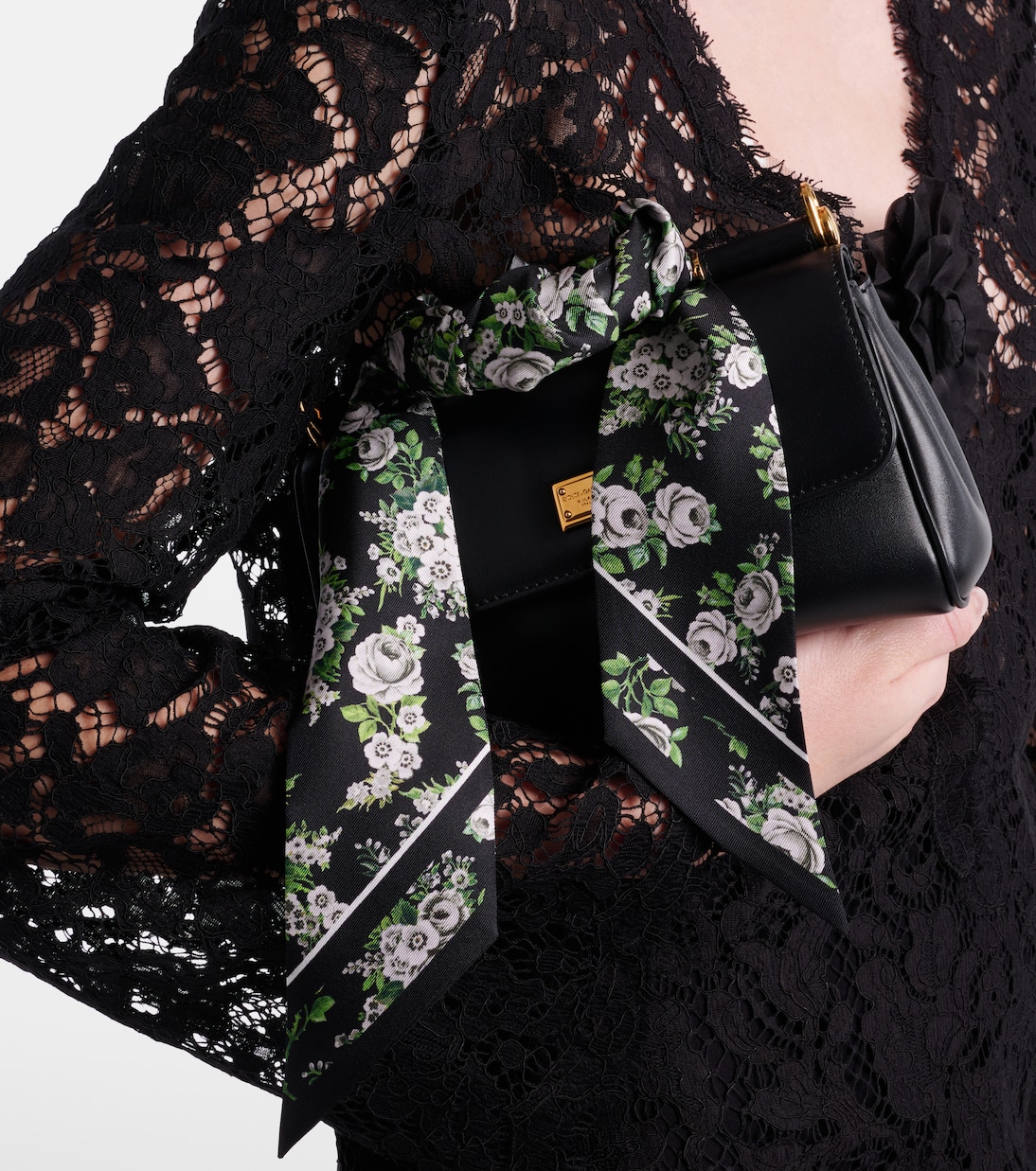 Foulard in seta con stampa  | Dolce&Gabbana