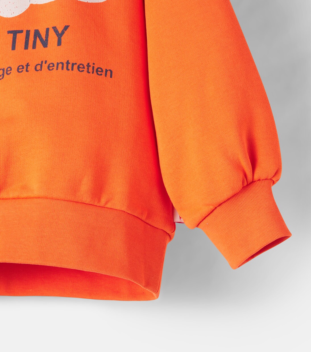 Printed cotton jersey sweatshirt | Tinycottons