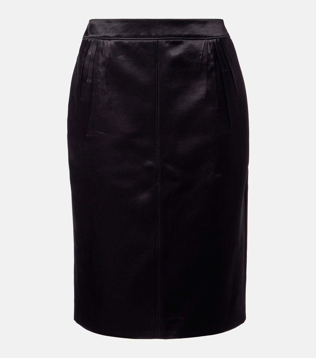 Satin pencil skirt | Saint Laurent