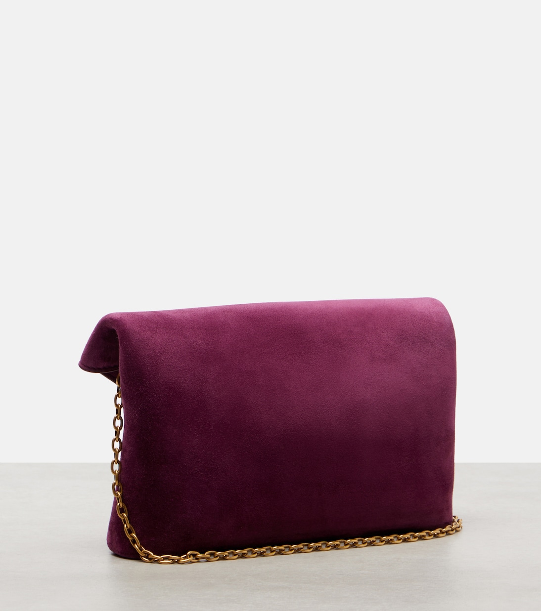 Schultertasche Cassandre Small aus Veloursleder | Saint Laurent
