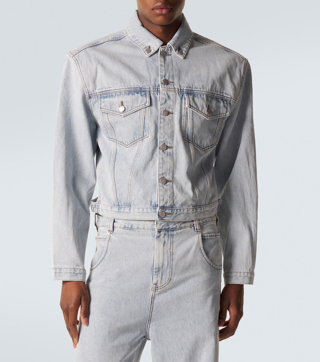 Shrunken denim jacket | Entire Studios