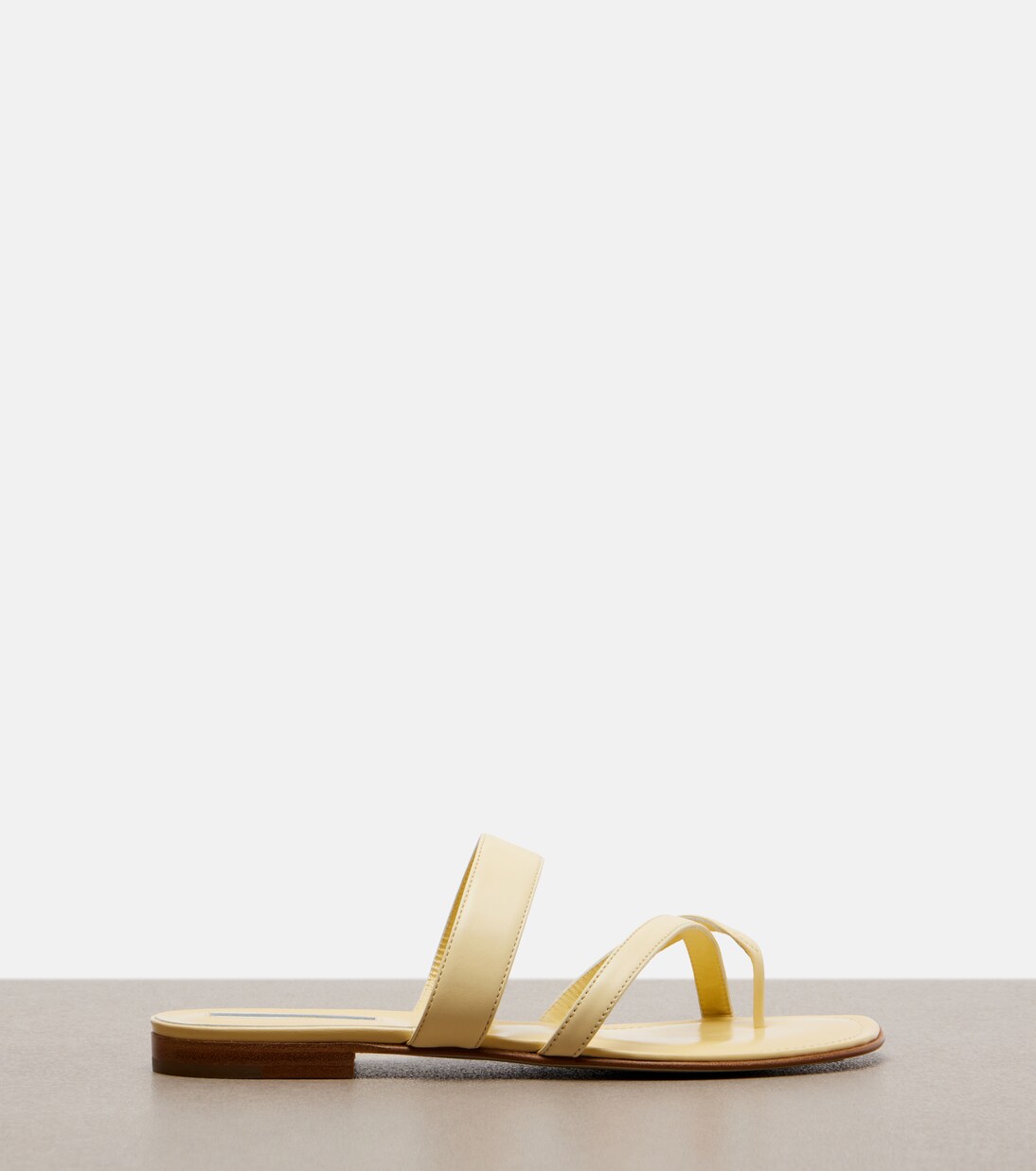Susaflat leather thong sandals | Manolo Blahnik