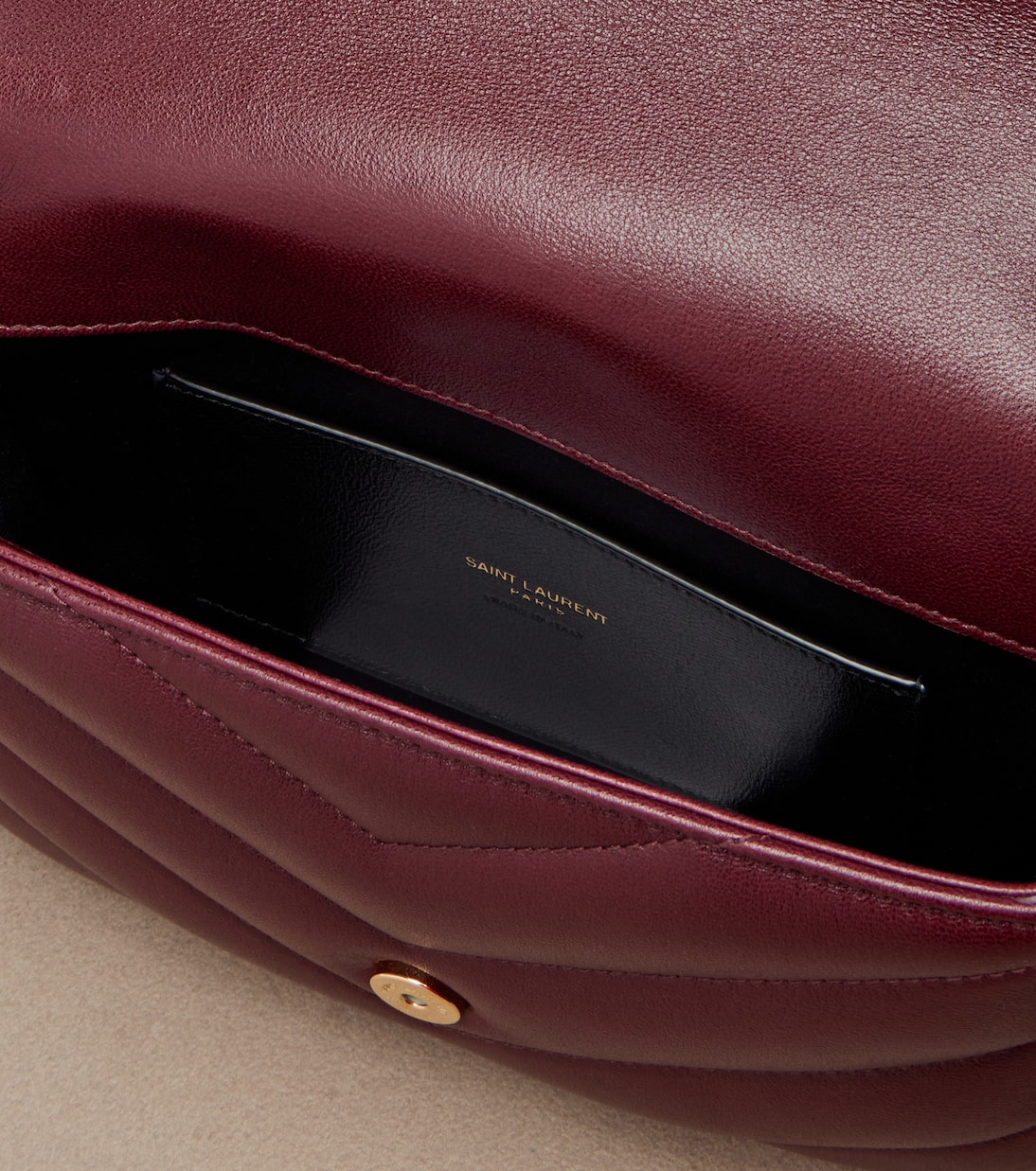 Schultertasche Loulou Toy aus Matelassé-Leder | Saint Laurent