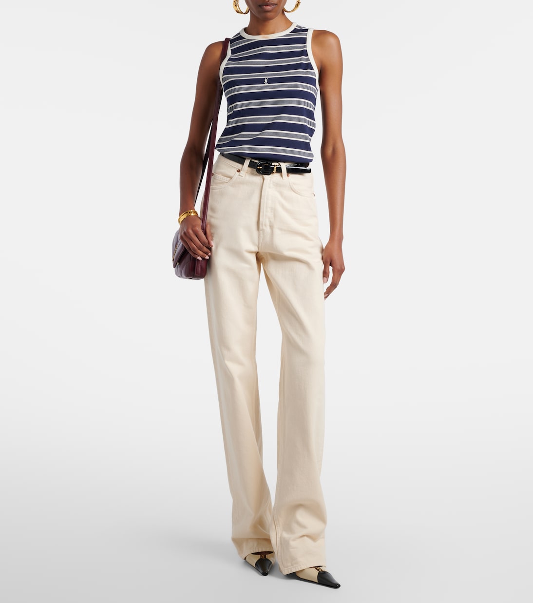 Schultertasche Loulou Toy aus Matelassé-Leder | Saint Laurent