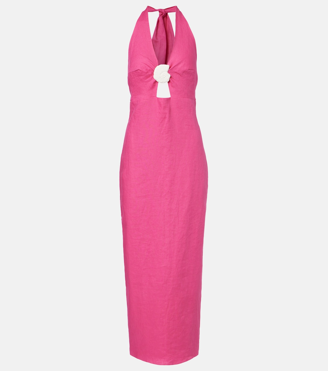 Orly cutout linen midi dress | Cala de la Cruz