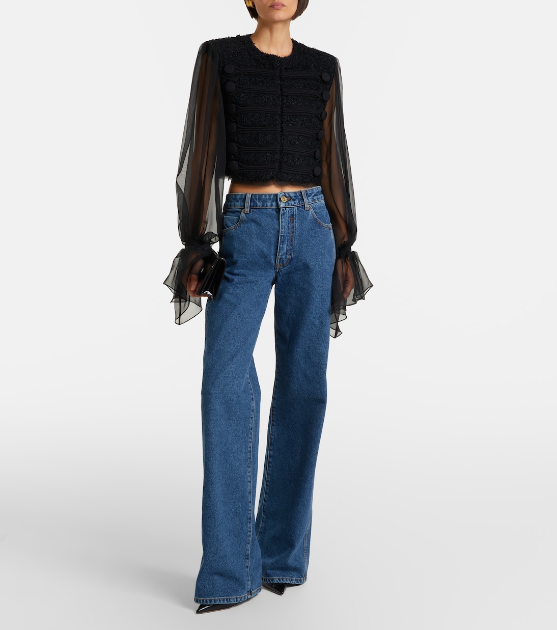 Silk-trimmed bouclé jacket | Balmain