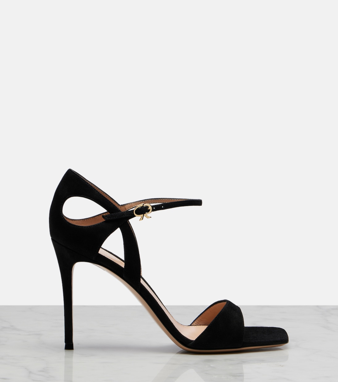 Suede slingback sandals | Gianvito Rossi