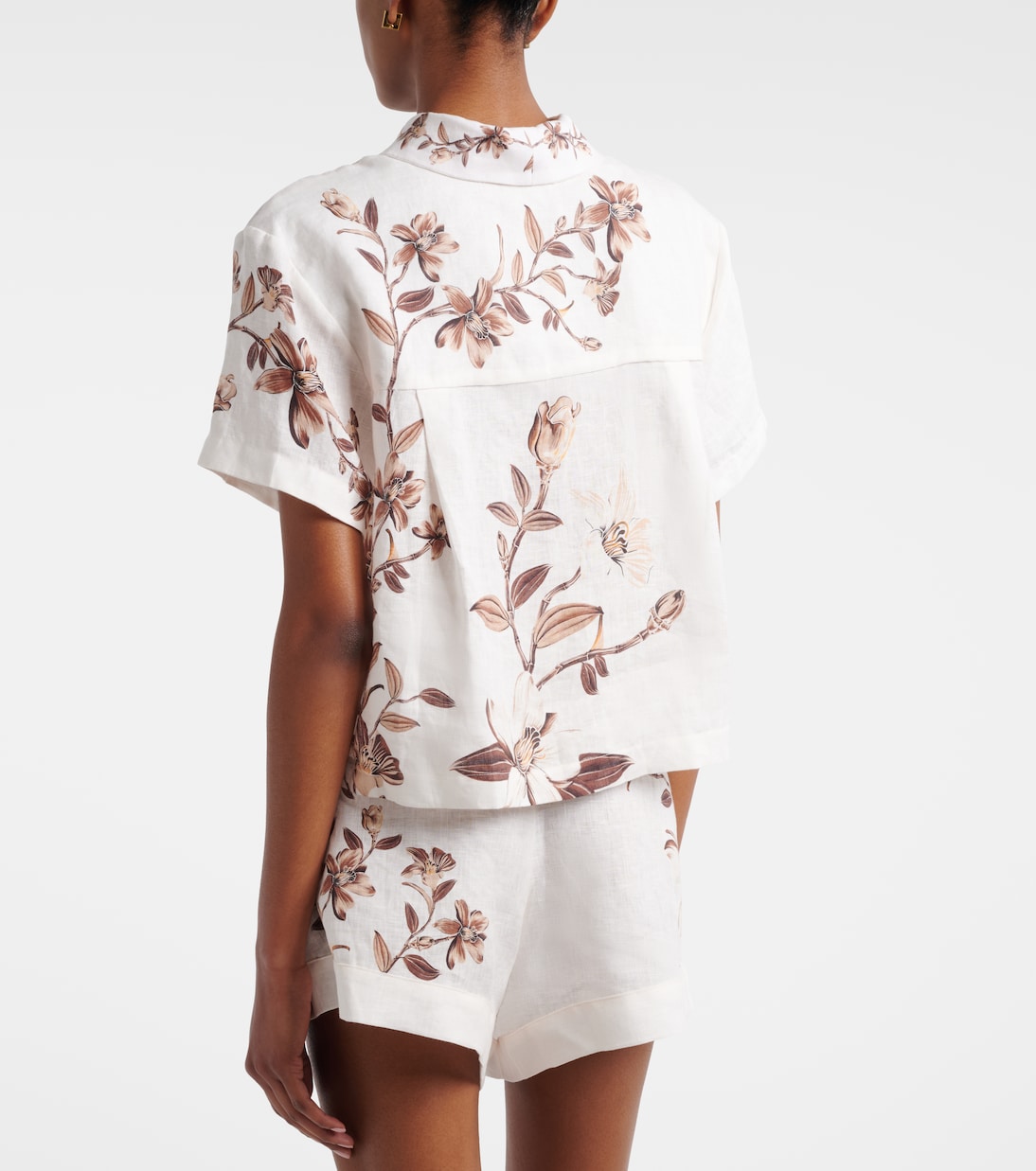 Virtuosa floral linen shirt | Agua by Agua Bendita