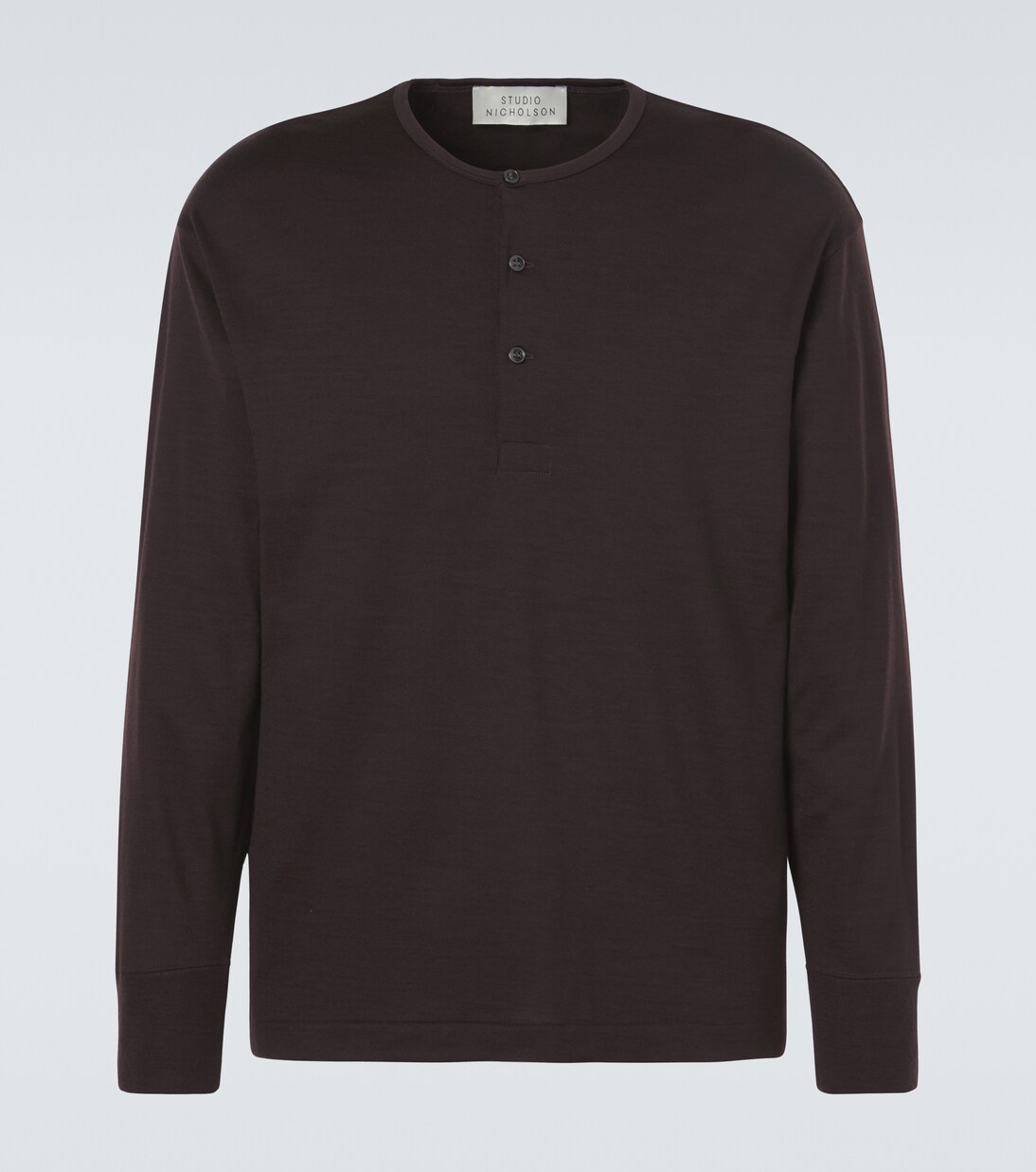 Kuyto wool Henley shirt | Studio Nicholson