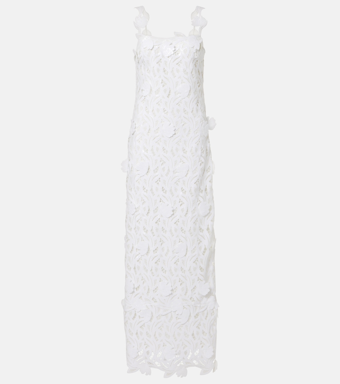 Marenna broderie anglaise sequined gown | Simkhai