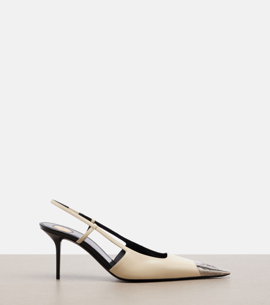 Jeanne leather slingback pumps | Saint Laurent