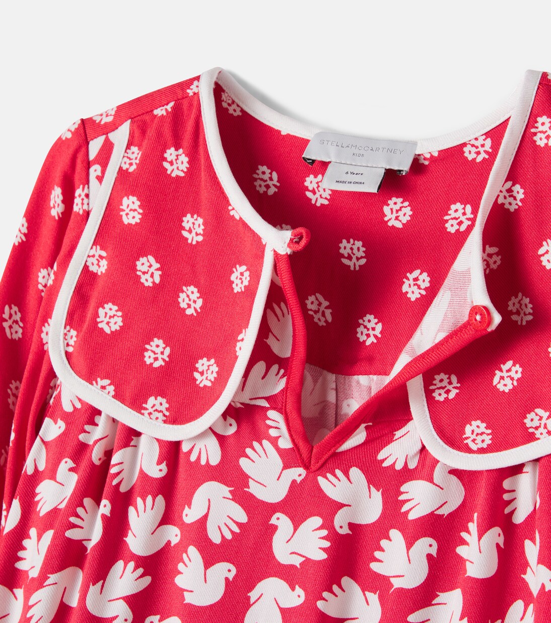 Printed ruffled dress | Stella McCartney Kids