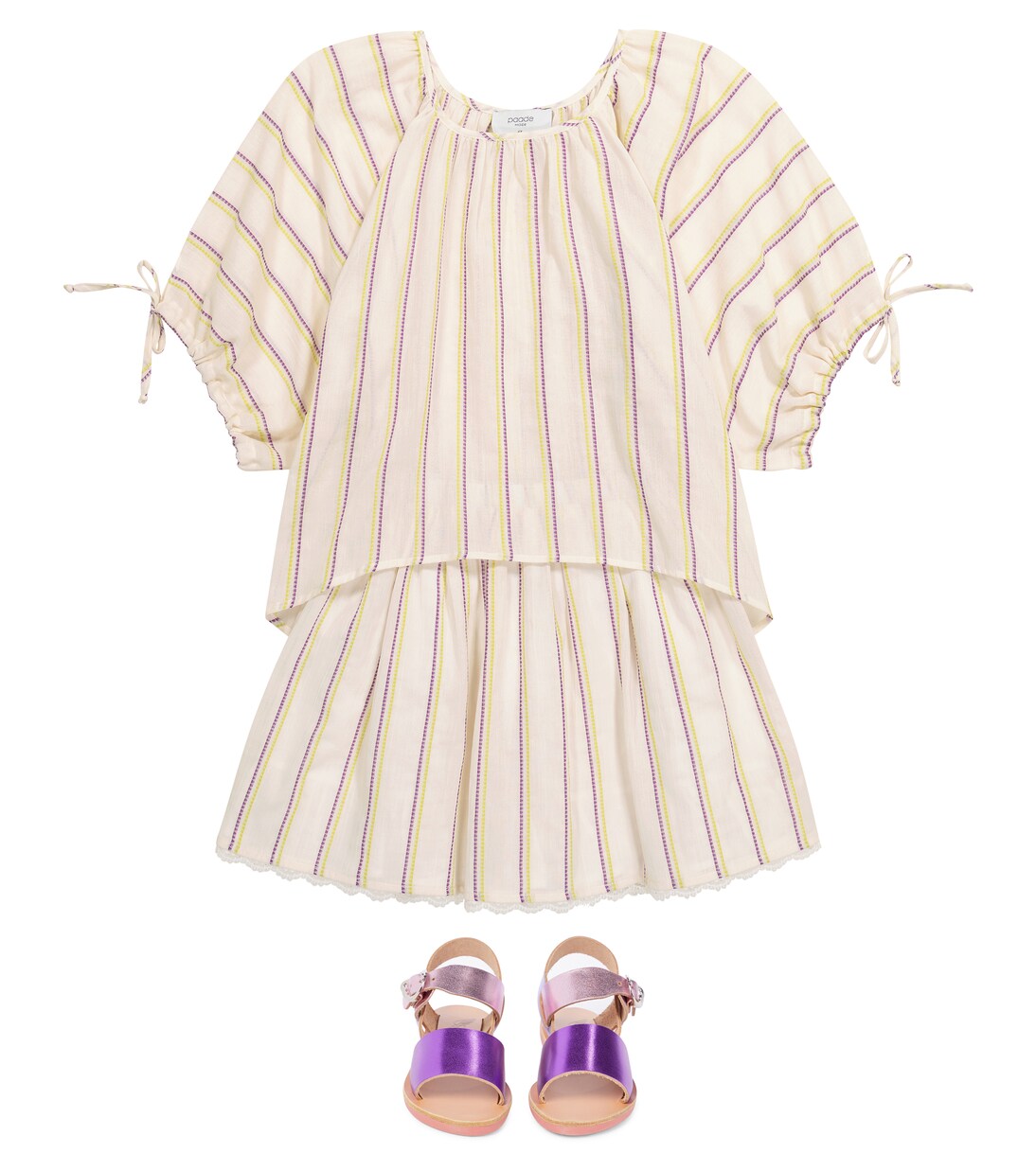 Noel striped cotton skirt | Paade Mode