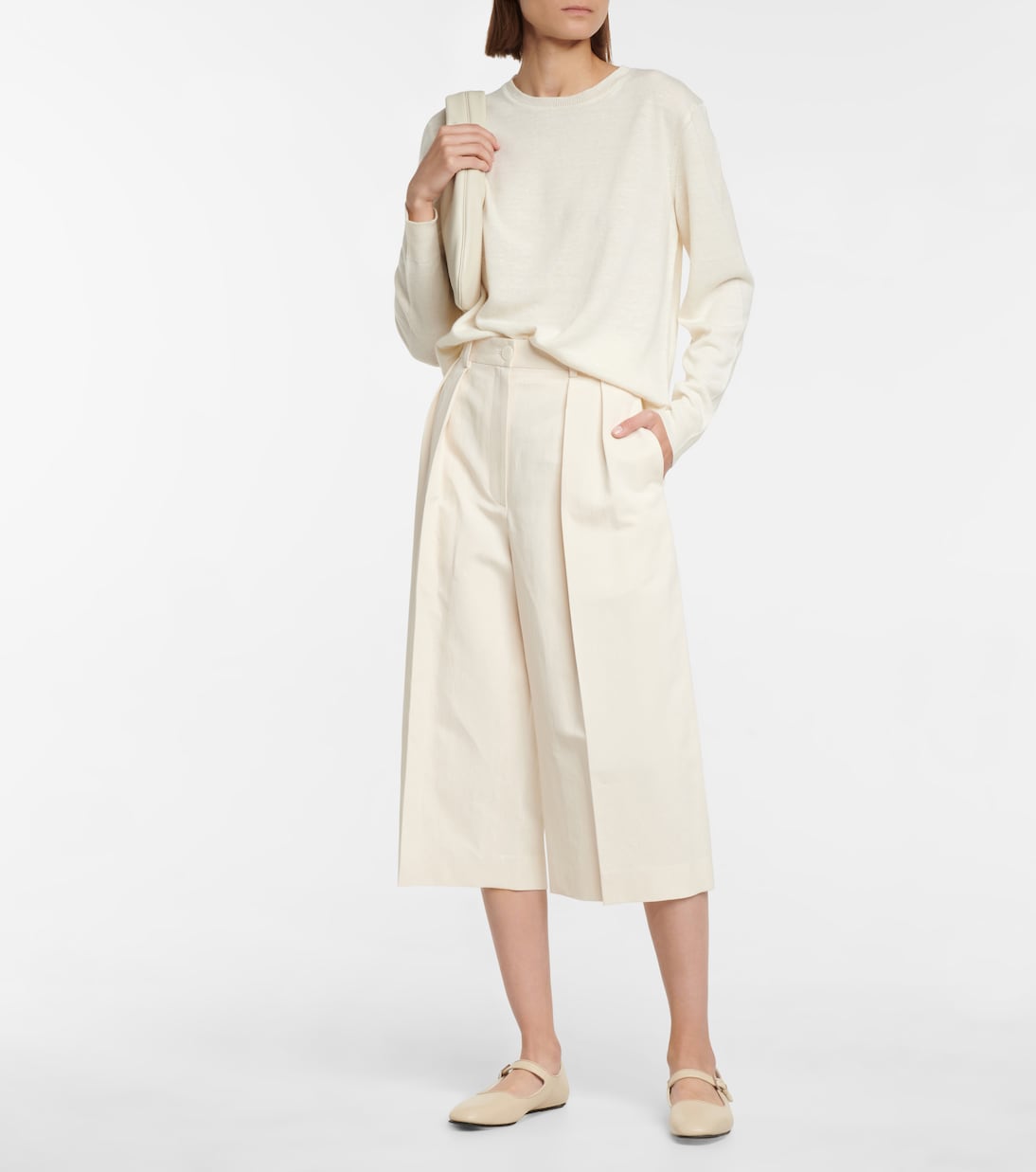 Ava leather ballet flats | The Row