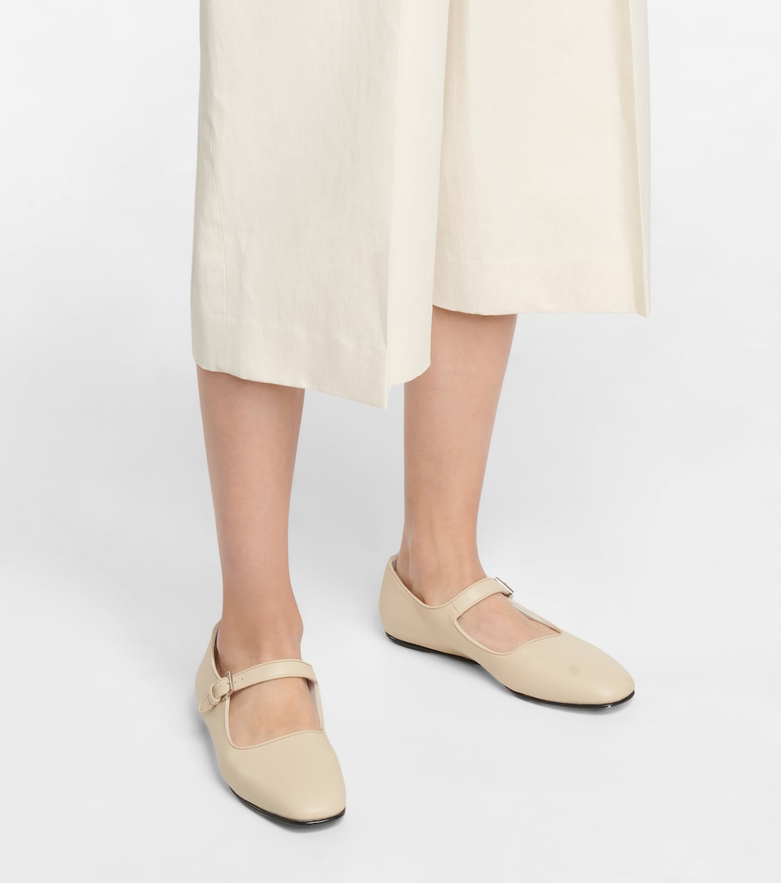Ava leather ballet flats | The Row